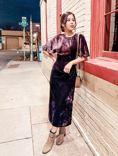 Abito midi zara - midi, scura