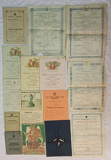 LOTTO PAGELLA SCOLASTICA REGNO