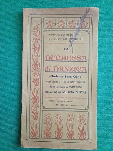 Libretto opera duchessa - d'opera, la