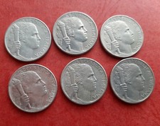 LOTTO 6 monete 5 Lire 1950 Uva