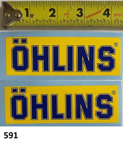 Ohlins large sticker - large,