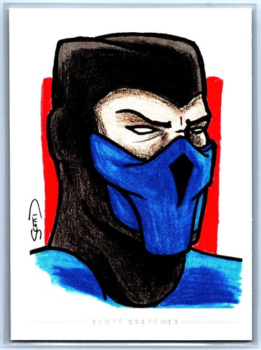 Sub zero mortal kombat - mortal, sketch