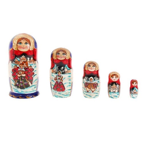 Matrioska favole 5 pezzi - "favole",