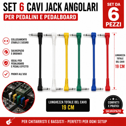 Set cavi jack - set, 6