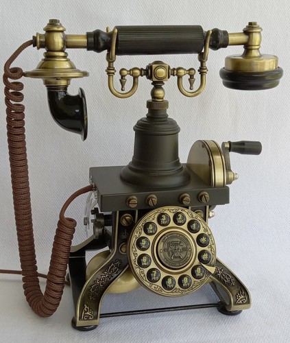 Telefono antico paramount - telefono,