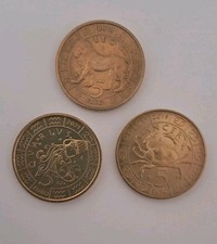 Lotto 3 Monete 5 € SAN MARINO 2019 2021 serie Zodiaco Cancro Leone Acquario 