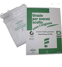 Vorwerk Folletto 05035 Sacchetti per Aspirapolvere - 6 Pezzi