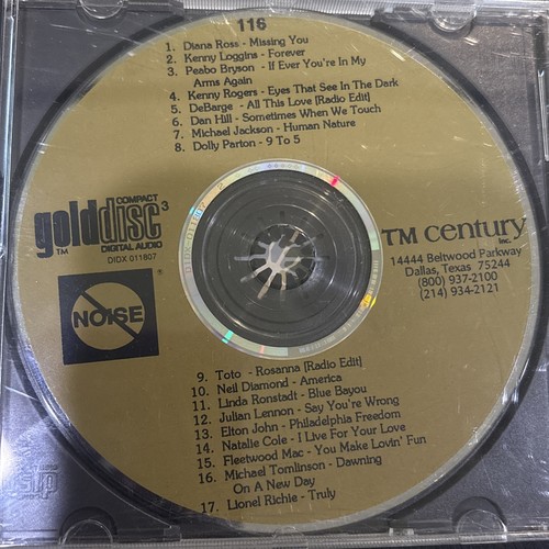Century gold disc - century, cd