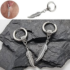 Orecchini a cerchio da uomo