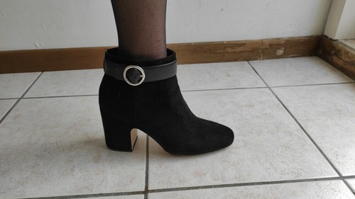 Black ankle boots