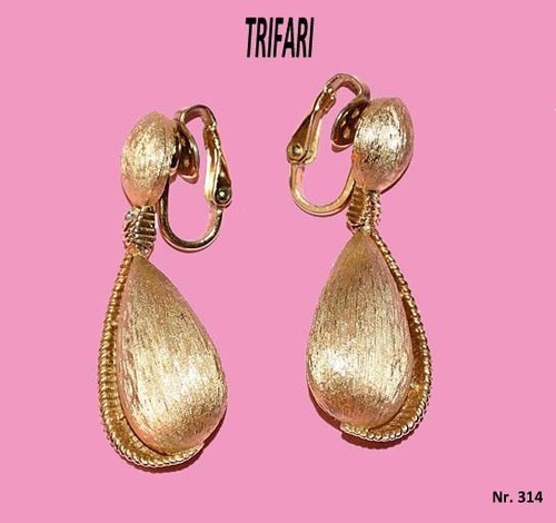 Trifari coppia orecchini - trifari,,