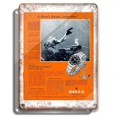 Metal sign rolex - metal,