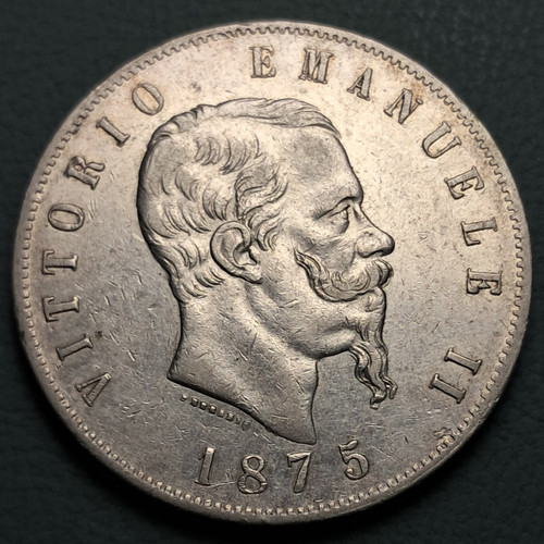 Regno italia lire 1875 - 5,