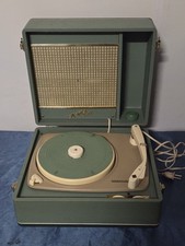 FONOVALIGIA TELEFUNKEN MUSIKUS BABY TRANSISTOR ANNI 1960 VELOCITÀ 16/33/45/78