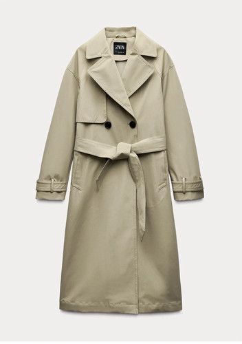 Trench coat midi