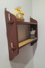 Mensola In Legno con doppio ripiano 