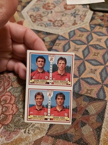 Figurina doppia calciatori - figurina,