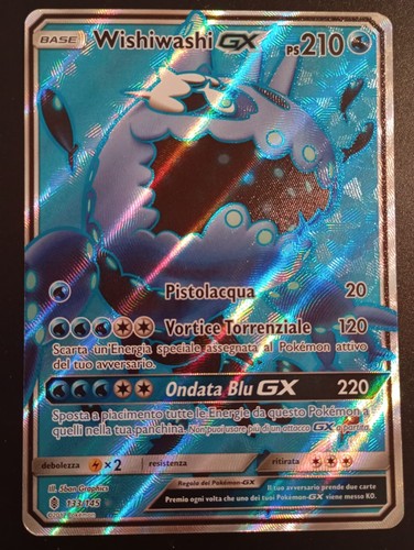 Pokemon card wishiwashi - pokemon, gx