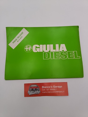 Brochure giulia diesel - brochure,