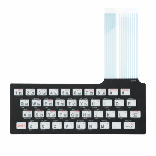 Pellicola tastiera zx81 - tastiera,