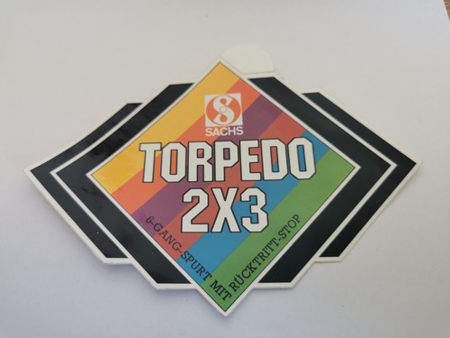 Vecchio adesivo sachs torpedo - vecchio,