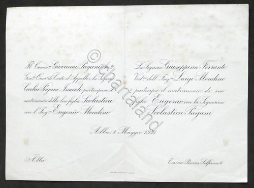Invito nozze ingegnere - nozze, eugenio