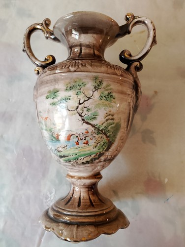Vaso porcellana capodimonte - vaso,