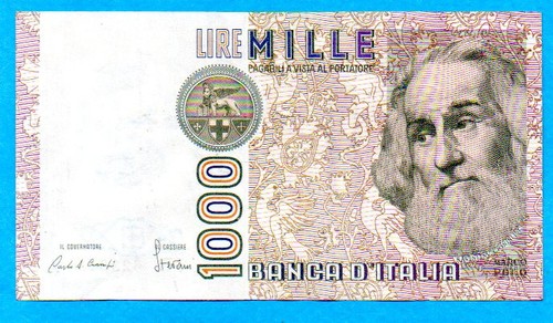 Banconota 1000 lire - banconota,