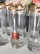 Set 6 Bicchieri Filo Oro