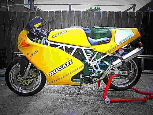Stampa fotografica ducati 900 - stampa,