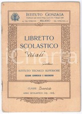 1932 MILANO Istituto Gonzaga -