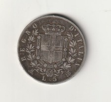 5 LIRE 1874 M