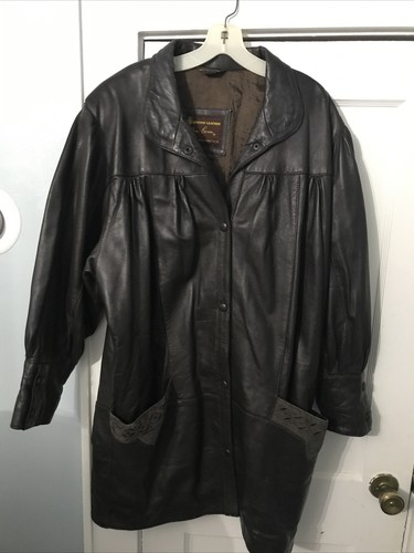 Giacca pelle vintage - , jean