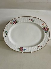 Antico piatto ovale porcellana