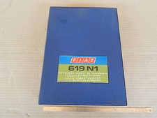 CATALOGO PARTI DI RICAMBIO ORIGINALE CAMION FIAT 619 N1 ANNO DI STAMPA 1972