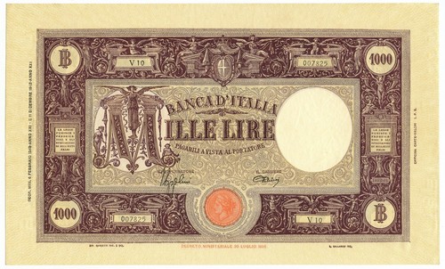 1000 lire barbetti - 1000, grande