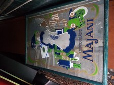 (( FIAT )) Quadro Specchio Pubblicitario (( MAJANI  ))Vintage Logo da Collezione