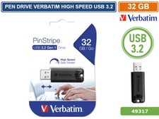 PEN DRIVE VERBATIM 49317 USB 3.2 DATA TRAVELER 32GB PENNETTA CHIAVETTA