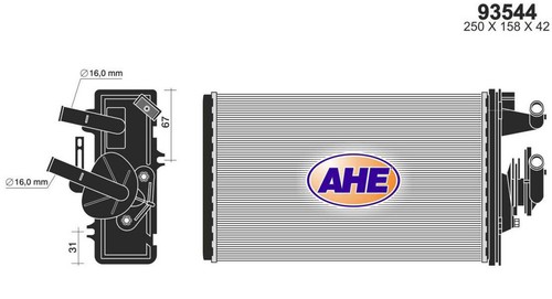 Radiatore riscaldamento ahe - radiatore,
