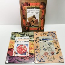 Corso rapido di Stencil + Pittura su stoffa + Decorare col Decoupage/Fabbri