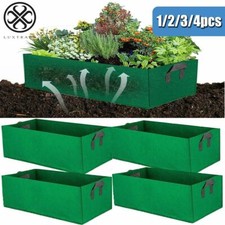 1/2/3/4PZ Casa Giardino Tessuto Rialzato Letto Piantagione Verdure Grow Box Rialzato