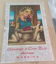 Libretto Orfanotrofio A Cristo Re, Antoniano Messina. Agosto Settembre 1963 N°1