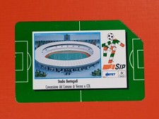 SCHEDE TELEFONICHE STADI STADIO BENTEGODI VERONA RARA ITALIA 90 MONDIALE