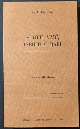 Carlo pisacane scritti vari - carlo,
