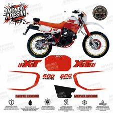 ADESIVI COMPATIBILI CON XT 600 2 KF 1986/89 -KIT COMPLETO moto bianca -xt600-2kf