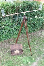 LIVELLA OTTONE AD AMPOLLE D’ACQUA SECOLO 19° DA COLLEZIONE '800 STRUMENTI EPOCA