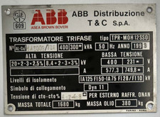 targa alluminio vintage dati