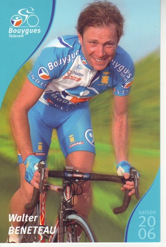 Cyclisme carte cycliste walter - carte,