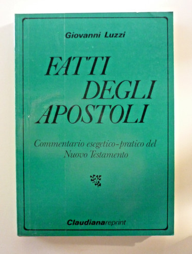 Fatti degli apostoli - i,