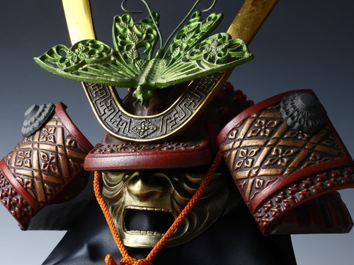 Casco kabuto samurai vintage - kabuto,